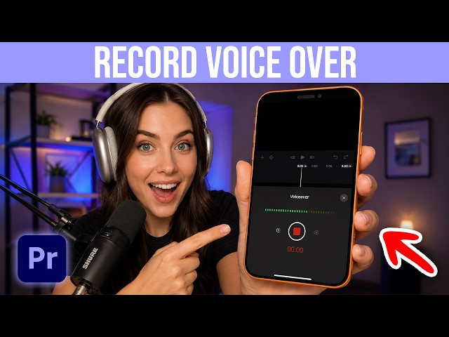 How To Record Voice Over In Premiere Mobile App
