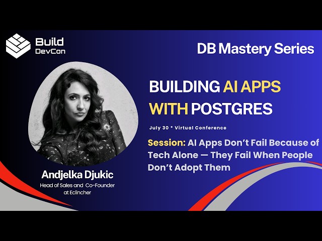 AI Apps Don't Fail Because of Tech Alone - They Fail When People Don't Adopt Them | Andjelka Djukic