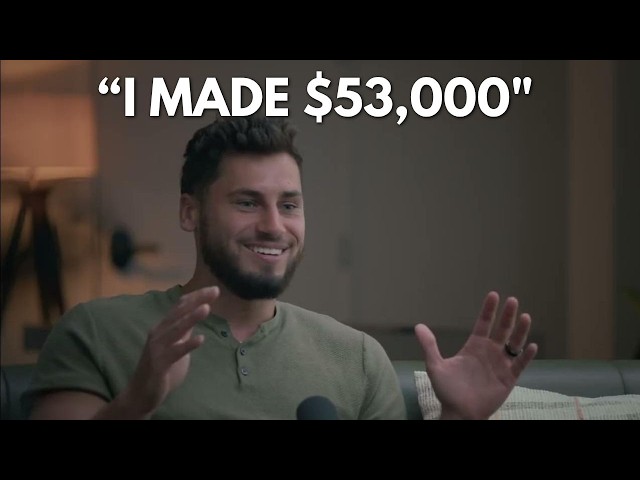 "How did you build your first house and make $53,000?"