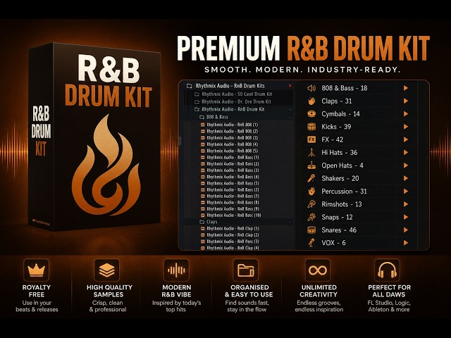 Royalty Free RnB Drum Kit, R&B drum kit 2026, Free RnB Drum Kit 2026, RnB Drum Kit,