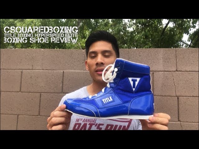 Title Hyperspeed Elite Boxing Shoe Review