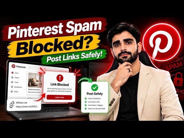 Pinterest Link Blocked Fix Spam Error & Post Affiliate Links Safely 2026