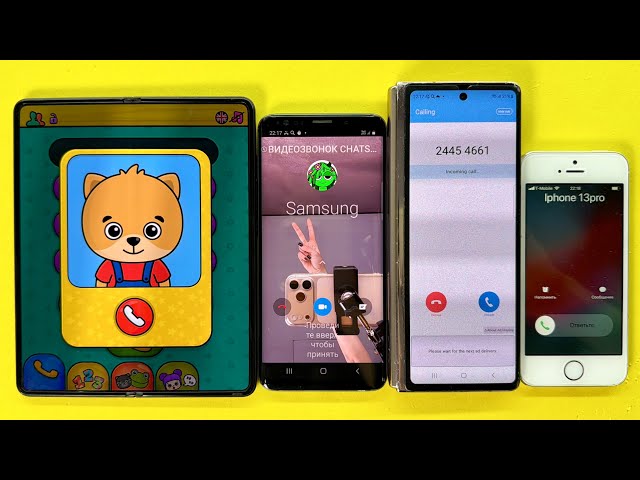 WhatsApp Video Incoming Call, BabyPhone, SkyPhone Samsung Z Fold3, Samsung S9, Z Fold2, IPhone 5S 