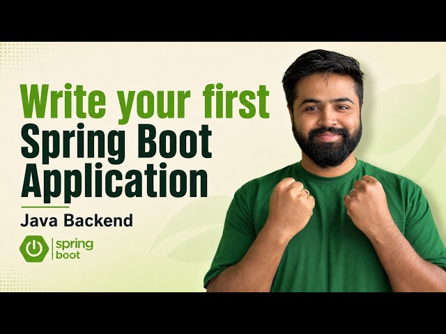 Build Your First Spring Boot Application | REST API | Spring Boot Full Course #2
