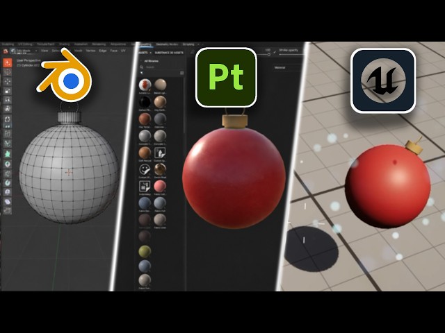 How I Make Game Assets | Blender → Substance Painter → Unreal Engine