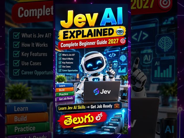 Jev AI   | What Is Jev AI Complete Beginner Guide 2027 | Telugu  | AI Jobs | Naresh IT