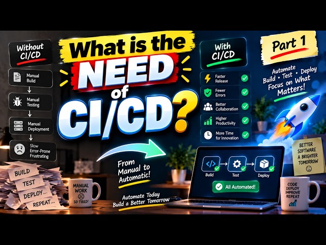 What is the Need of CI/CD? | Why CI/CD is Important | Part 1
