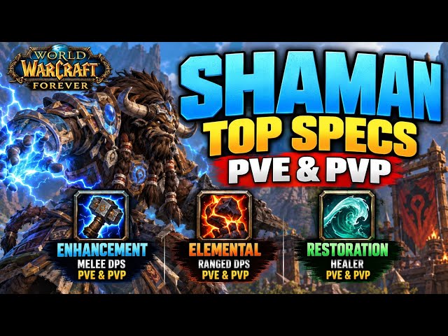 Shaman - Deep Dive All Talents/Specs | Wow Forever 2026