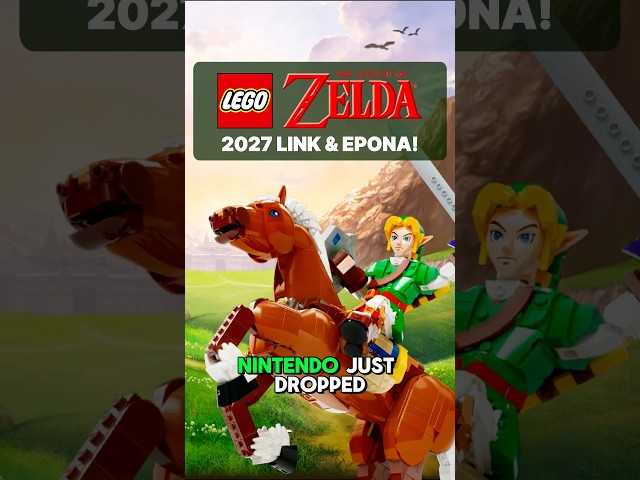 NEW LEGO Legend of Zelda Link & Epona Revealed! 🐴🗡️ #lego #legonews #zelda