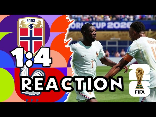 2026 World Cup Norway vs France 1-4 | Reaction