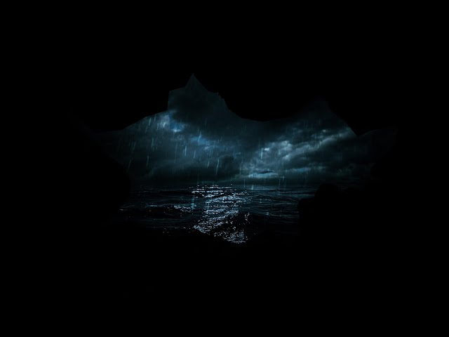 Strong Rainstorm at the Ocean with Non-Stop Thunder Sounds for Sleeping | I Need Good Nights Sleep