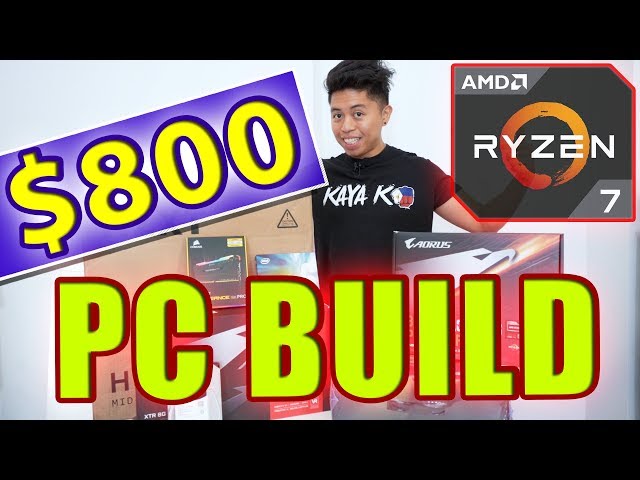 RYZEN 2700 PC BUILD | $800