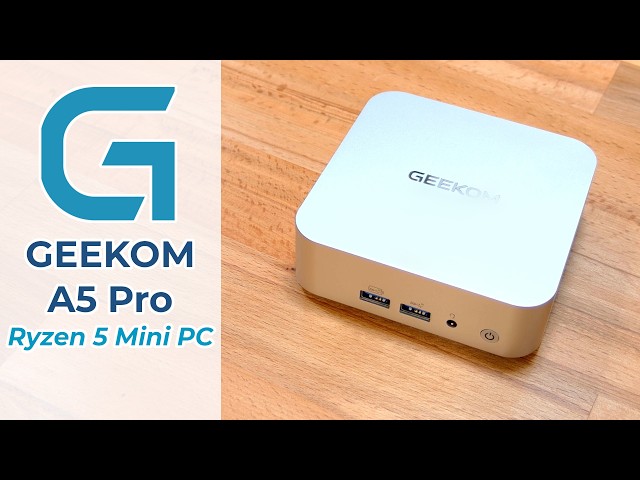 This Mini PC Surprised Me - GEEKOM A5 Pro Unboxing & Benchmarks (Part 1)