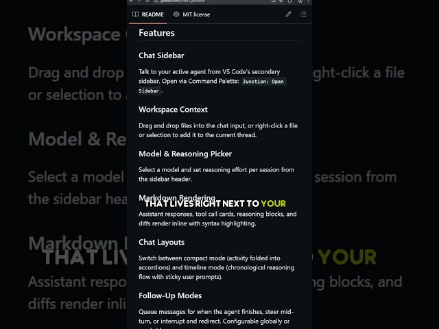 Junction: a VS Code sidebar that runs your local coding agent inside the editor