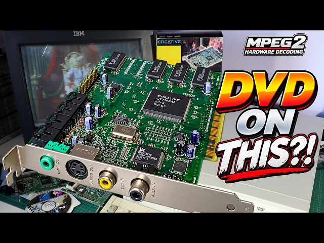 How Did Old PCs Play DVDs? The MPEG-2 Decoder Card