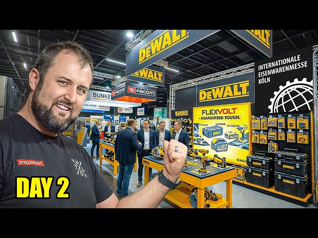I Visited Europe's BIGGEST Tool Fair To Find Amazing NEW Tools AKA Eisenwarenmesse!