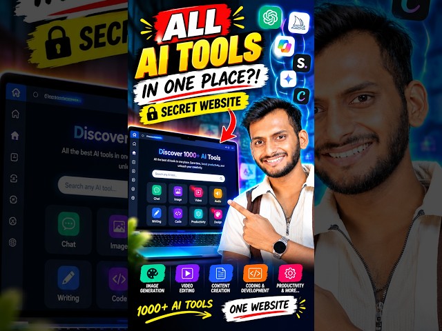 This SECRET Website Has Almost Every AI Tool in One Place! 🤯