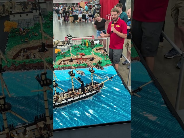 LEGO 1864 Shimonoseki Japanese Battle displayed at BrickFair Baltimore