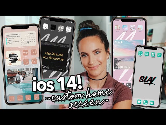 IOS14: aesthetic home screen organization + custom apps!!📱✨