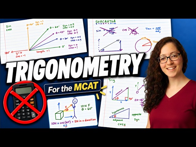 Trigonometry Without a Calculator: The Shortcuts You Need for the MCAT [LIVE RECORDING]