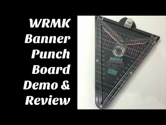 WRMK Pennant Punch Board Demo & Review