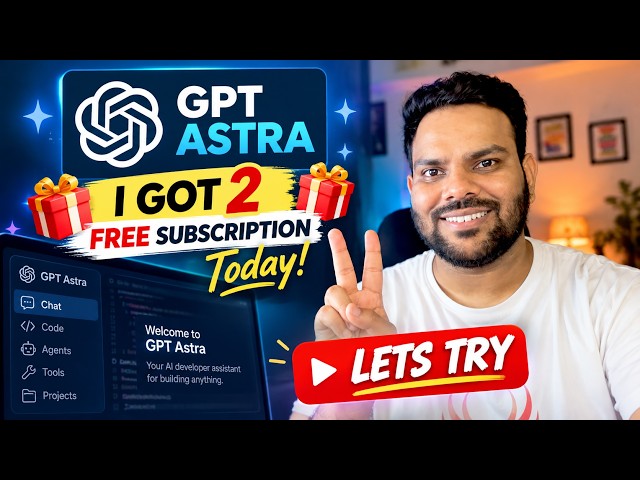 GPT Astra vs Claude Code 🔥 I Got a FREE Subscription Today! | Which AI Coding Tool is Better?