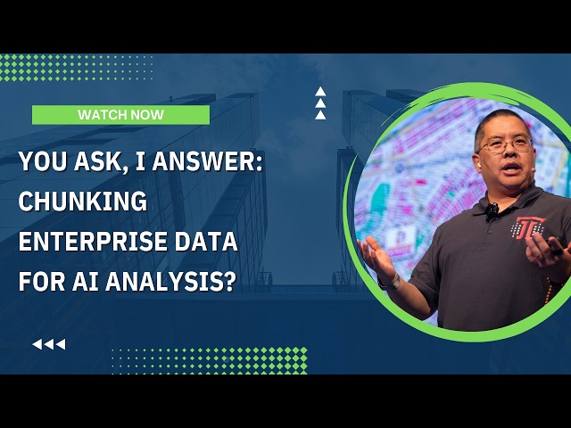 You Ask, I Answer: Chunking Enterprise Data for AI Analysis?