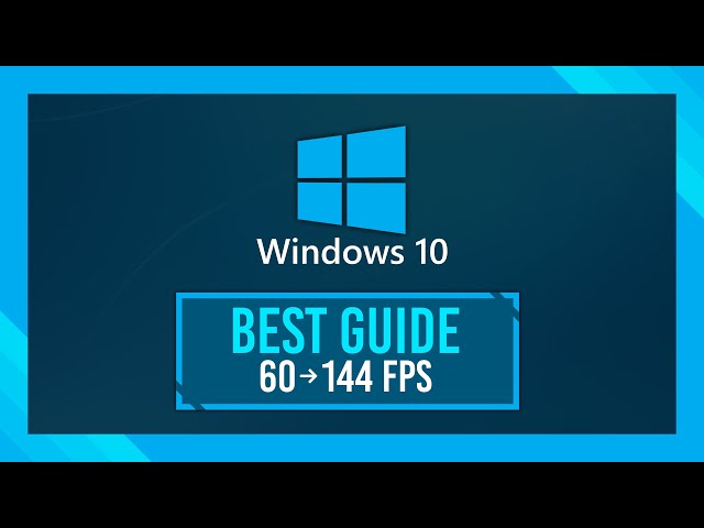 Ultimate Windows 10 Gaming Performance Optimization Guide + GIVEAWAY [SPON]