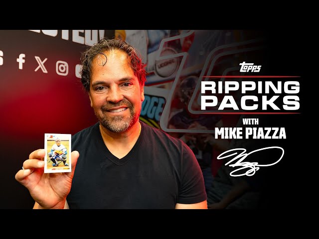 Mike Piazza chases his rookie card in 1992 Bowman Baseball