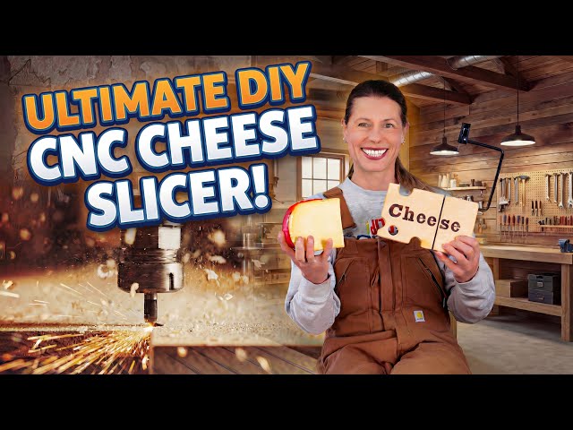 EASY CNC Last Minute Gift - DIY Cheese Slicer (DIY Woodworking)