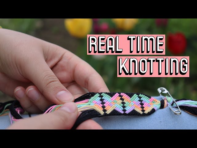 REAL TIME KNOTTING AND CHATTING [CC] || Friendship Bracelets