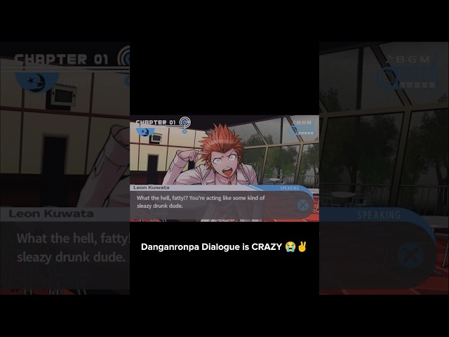 Danganronpa Dialogue is CRAZY 😭✌️ #shorts #danganronpa