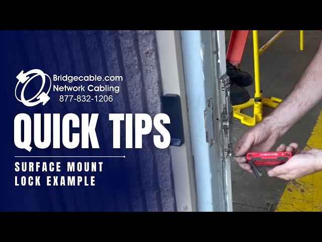 Door Access Training - Surface Mount Lock Example | Which Lock to Install | Control Systems | Help