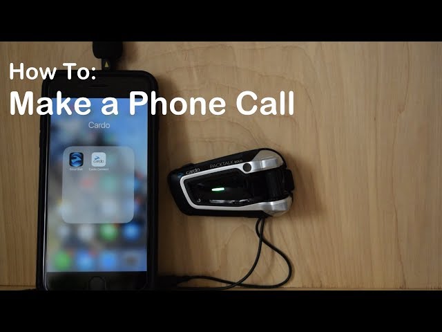 Cardo PACKTALK/BOLD - Hey Siri, Google Voice, Make a Phone Call, etc.