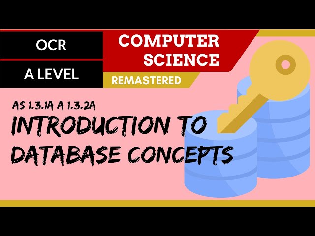 50. OCR A Level (H046-H446) SLR10 - 1.3 Introduction to database concepts