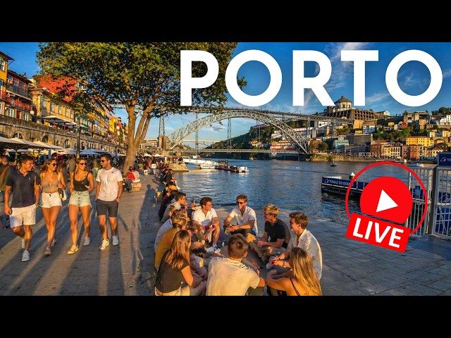 🔴 PORTO PORTUGAL 🇵🇹 SUNSET Live Walk | One of Portugal’s Most Beautiful Cities
