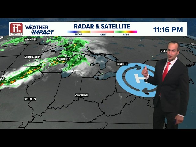 Late showers, warmer and humid Tuesday | WTOL 11 Weather