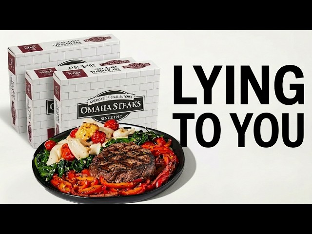 Everything Wrong With OMAHA Steaks (USDA Tender Isn't Real)