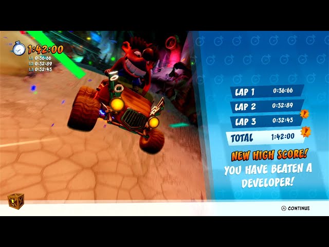 CTR:NF Dev Ghost | Deep Sea Driving | 1:42:00