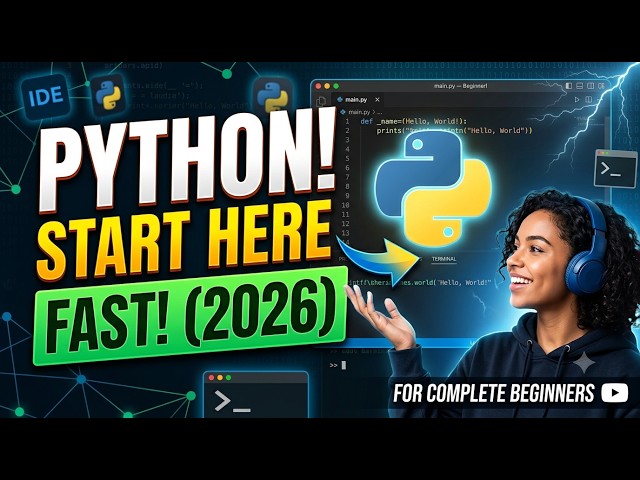 Python for Kids, Python Tutorial for Beginners (2026) - Setup & First Code