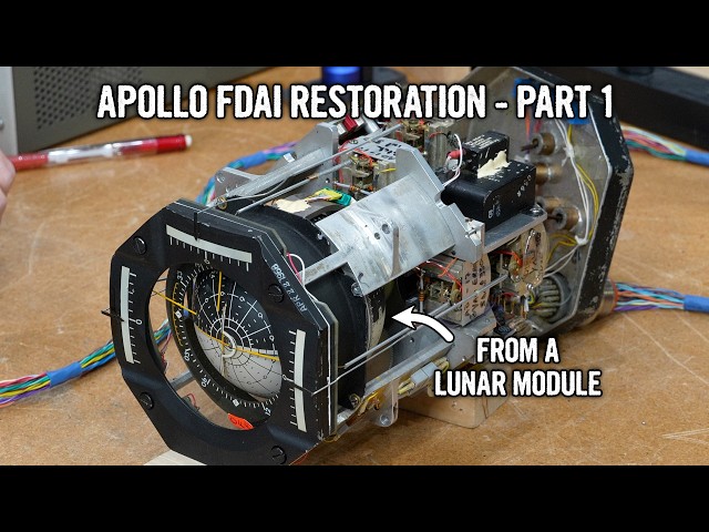 Apollo Lunar Module FDAI Restoration - Part 1: tear down and damage survey