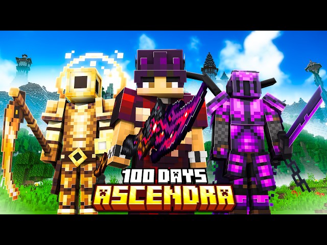 I Spent 100 Days in ASCENDRA Minecraft...