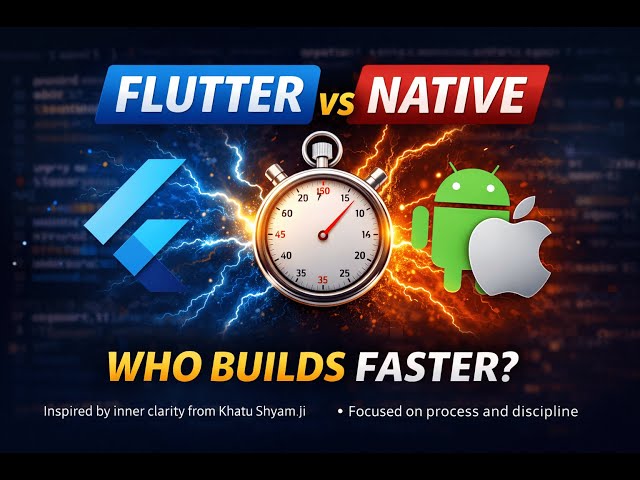 Flutter vs Native Android vs iOS | Who Builds APK & IPA Faster?