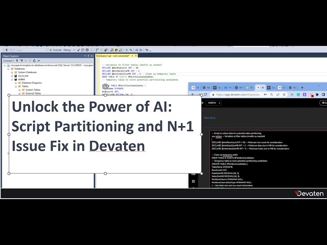 Optimizing Database Performance with OpenAi- Demo video