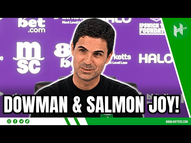 This is Dowman’s BIGGEST QUALITY! | Mikel Arteta | Ipswich 2-4 Arsenal