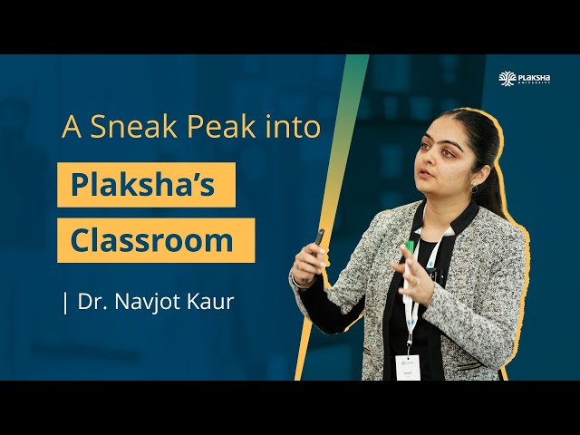 A Sneak Peak into Plaksha Pedagogy | Dr. Navjot Kaur