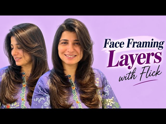 Face Framing Layers with Flick Tutorial