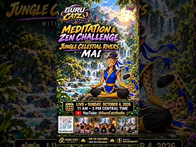 Don't miss our next Zen challenge 🧘 #MeditationChallenge #Live