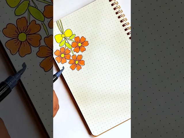 Cute front page border design ideas for project #art #diy #satisfying #shorts #doodle