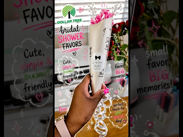 Cute & Budget Bridal Shower Favors in Minutes ✨ Under $1.25 Each!